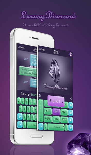 TouchPal SkinPack Luxury Diamond - Preview 4