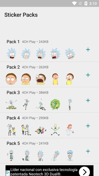 Rick & Morty - Download Stickers from Sigstick