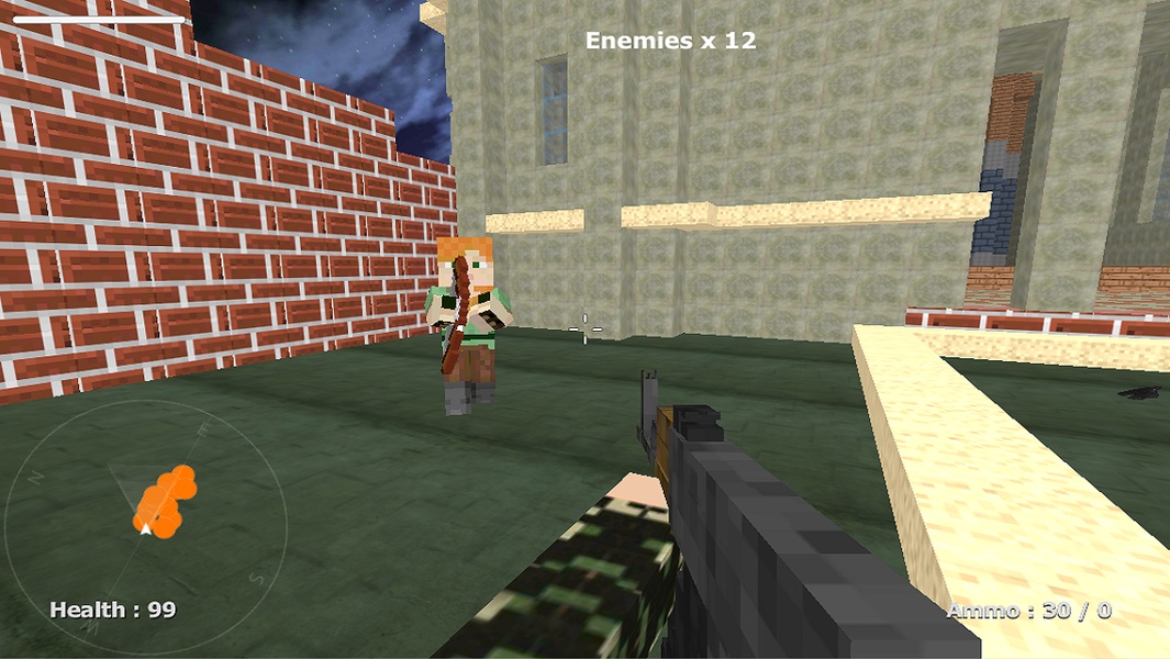 Cube Gun 3d - Free Mine FPS - Preview 4