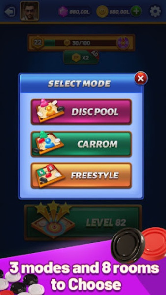 Carrom Lite-Board Offline Game - Preview 3