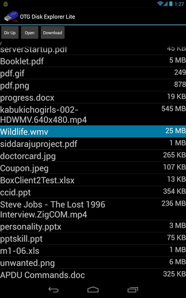 OTG Disk Explorer Lite - Preview 3