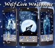 Galaxy ice wolf live wallpaper screenshot 10