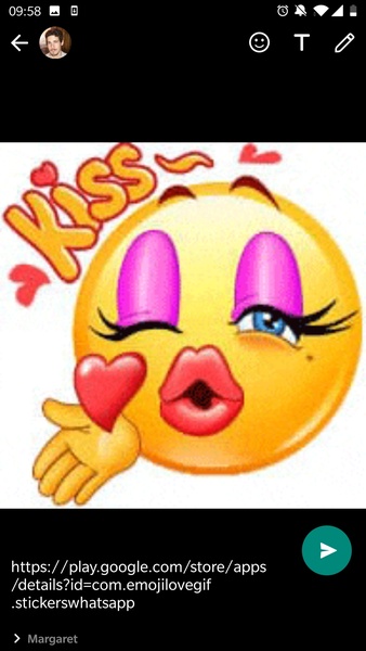 Emoji Love GIF Stickers For WhatsApp - Preview 2