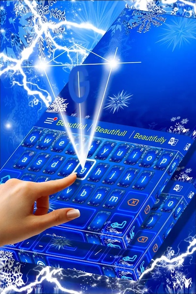 Christmas HD GO Keyboard theme - Preview 7