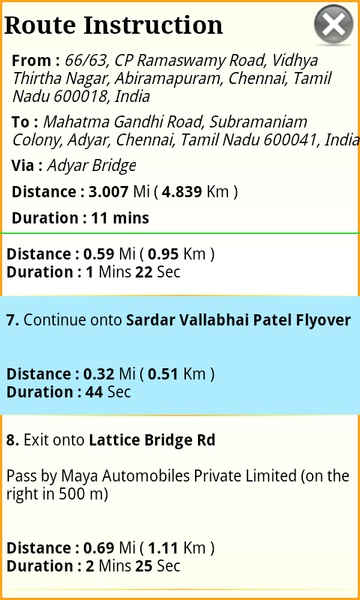 GPS Driving Route - Preview 6