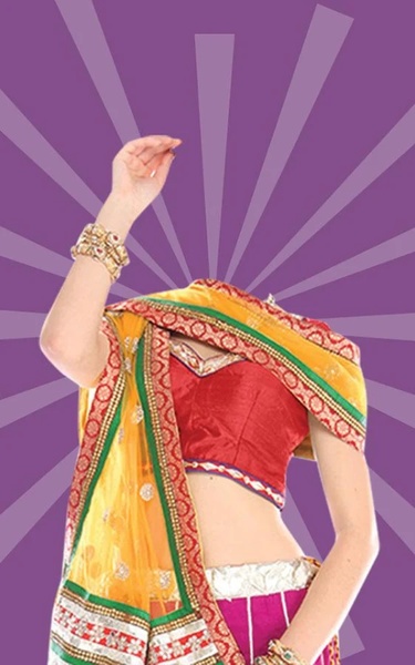 Indian Saree Photo Suit - Preview 3
