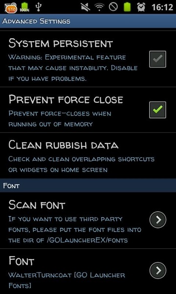 GO Launcher Fonts - Preview 1
