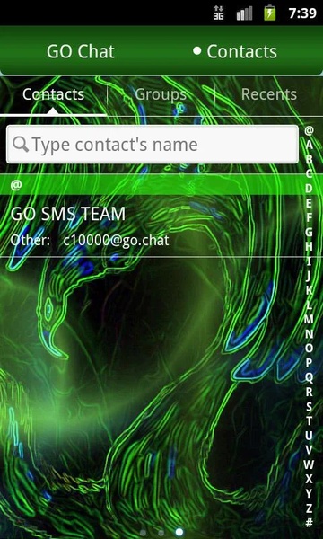GO SMS Pro Theme Phoenix - Preview 1