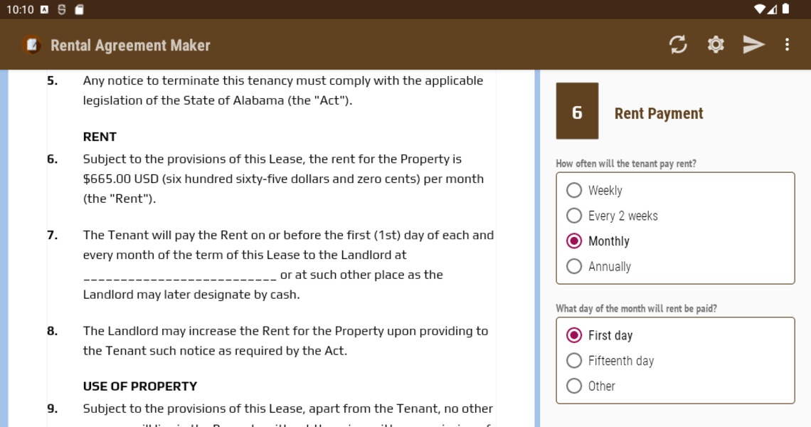 Rental Agreement Maker 4.0.9 Images 1