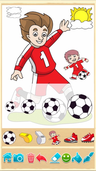 Football coloring pages - Preview 2
