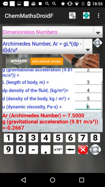 ChemMathsDroidF - Preview 4