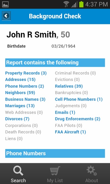People Search - Preview 2