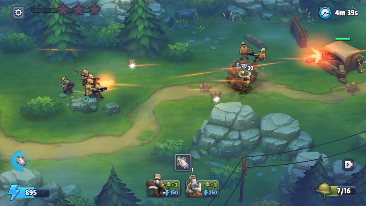 GUNS UP! Mobile War Strategy screenshot