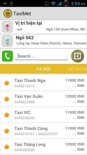 TaxiMet - Preview 2