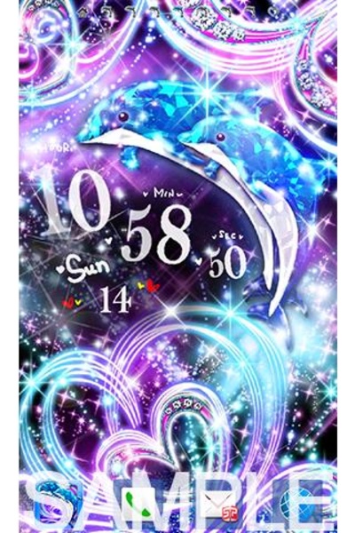 KiraKiraHeart - (ko594a)glitter dolphin paradise - Preview 2