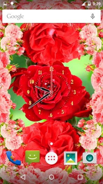 Rose Flower Clock - Preview 1
