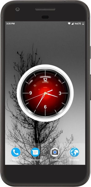 Black Clock Live Wallpaper - Preview 3