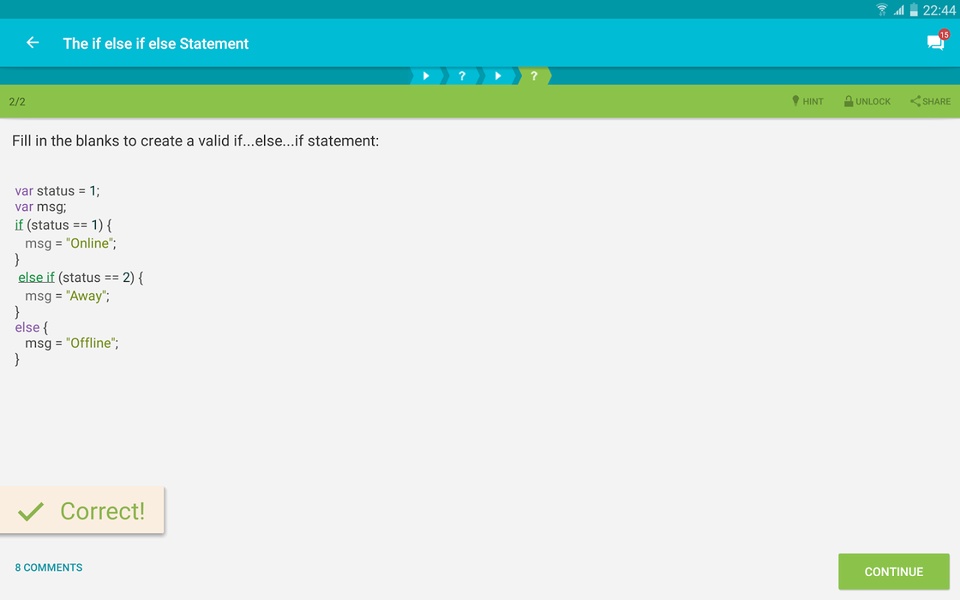Learn JavaScript - Preview 7