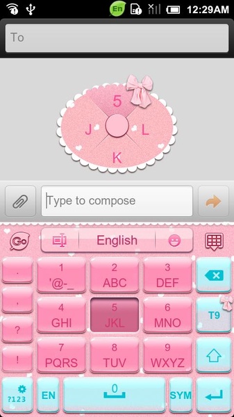 Pink Memories Keyboard Theme - Preview 4