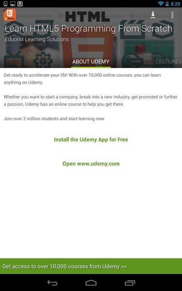 Learn Free HTML5 Tutorials - Preview 1