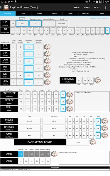 Hero Lab Character Sheet Lite - Preview 9