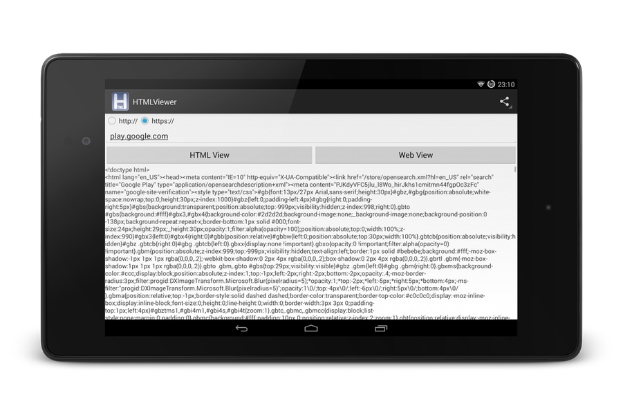 HTML Viewer - Preview 1