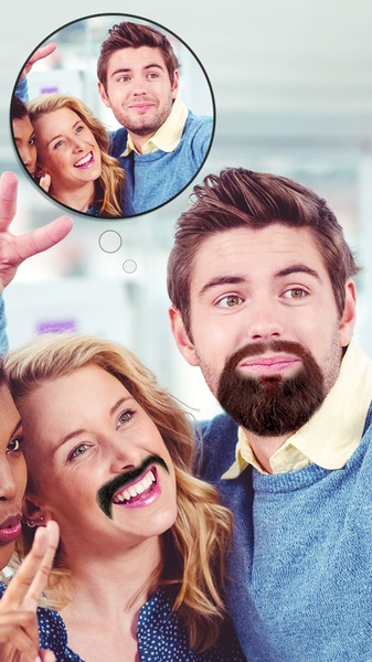 Man Mustache Beard - Preview 2