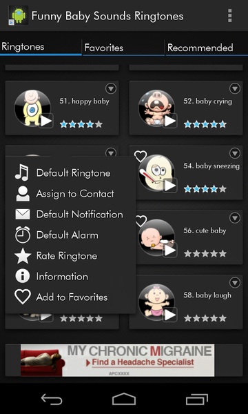 Funny Baby Sounds Ringtones - Preview 2