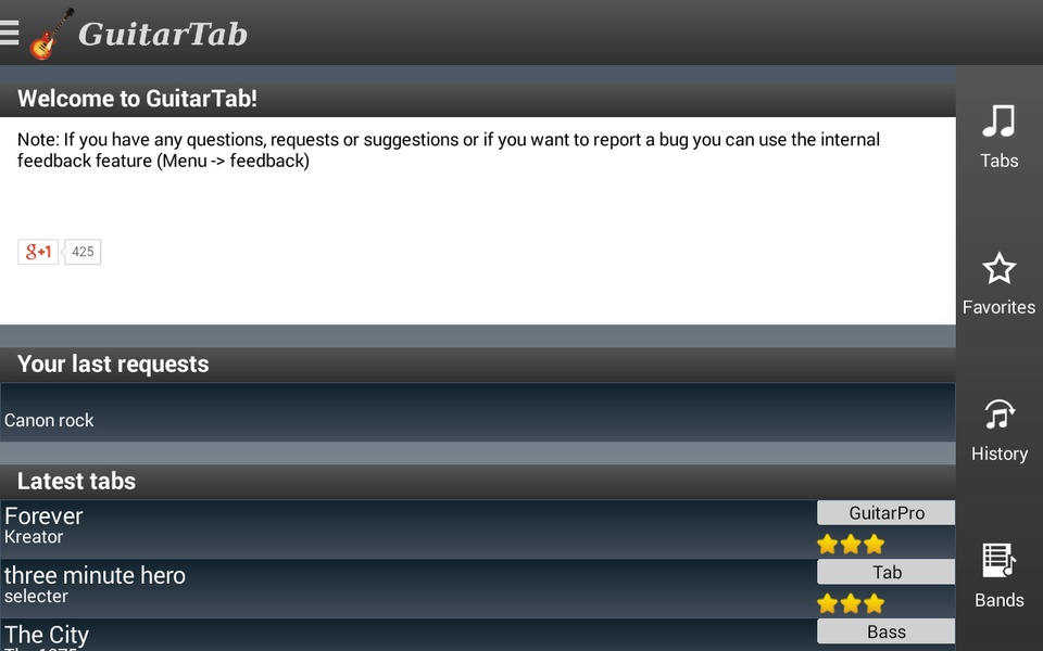 GuitarTab - Tabs and chords - Preview 6
