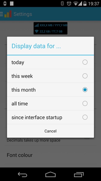 Data counter widget - Preview 5