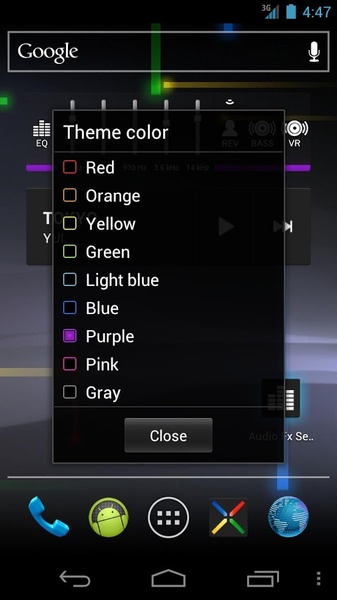 Audio Fx Widget - Preview 2