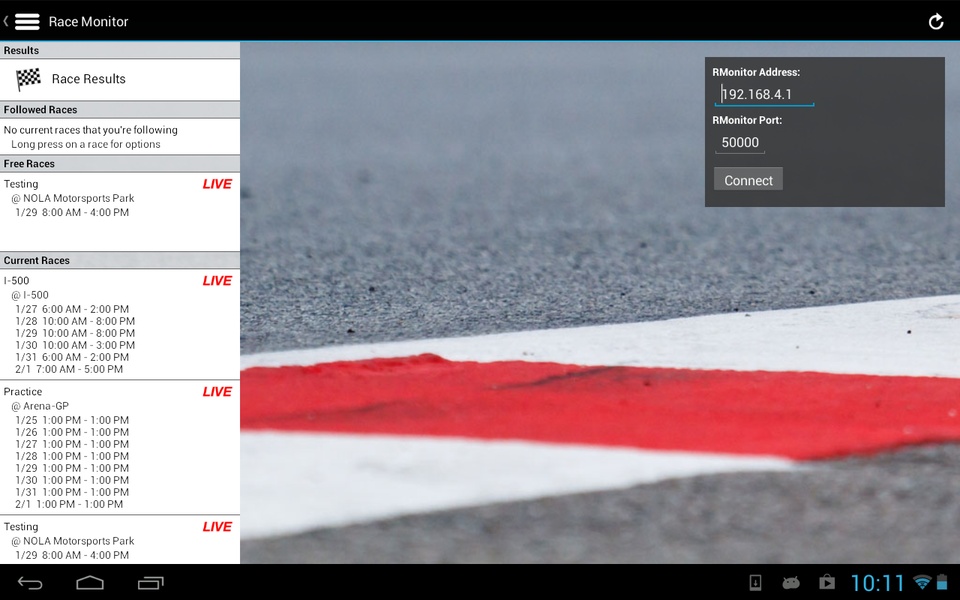 Race Monitor - Preview 4