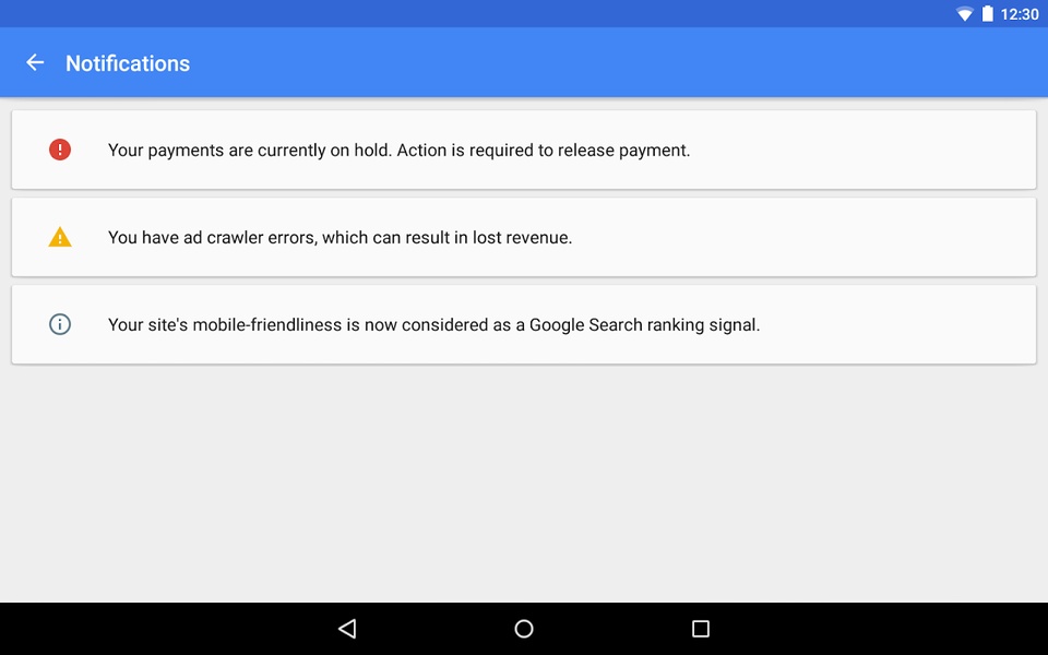 Google AdSense - Preview 1
