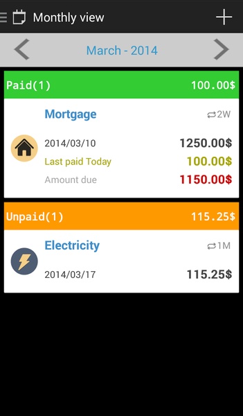 Easy Bills Reminder - Preview 15