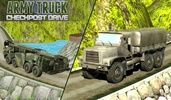 Army Truck Check Post Drive 3D screenshot 1