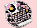 Emoji Keyboard Bow Pink Pastel screenshot 1