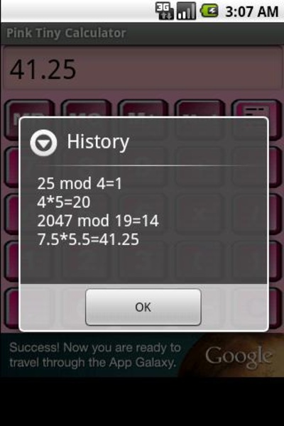 Pink Tiny Calculator - Preview 2