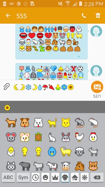 Emoji 3 Free Font Theme - Preview 2