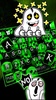 Neon Green Skulls Keyboard Bac screenshot 4
