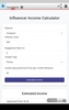 IncomeSphere - Influencer Earnings Calculator screenshot 1