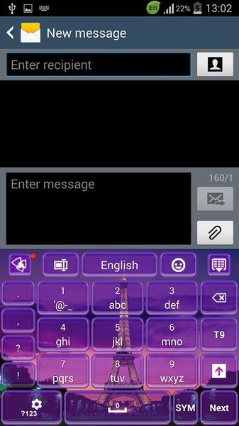 GO Keyboard Paris - Preview 2