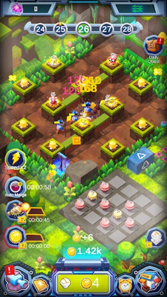 Idle games: Mega cube Tower defense - Preview 3