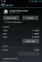 Google Play Services screenshot 1