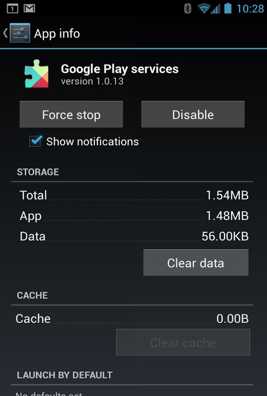 Google Play Services 1