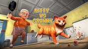 Kitty vs Granny - Cat sim 3D screenshot 1