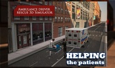 Ambulance Driver Rescue 3D Sim screenshot 13