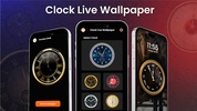 Analog Clock Wallpaper：3DClock screenshot 4