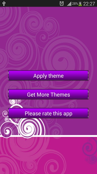 GO Keyboard Purple Light Theme - Preview 8