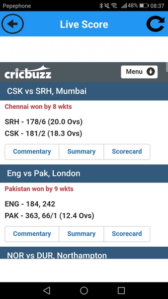 IPL Live Score 2018 | Schedule,Teams,Score - Preview 4
