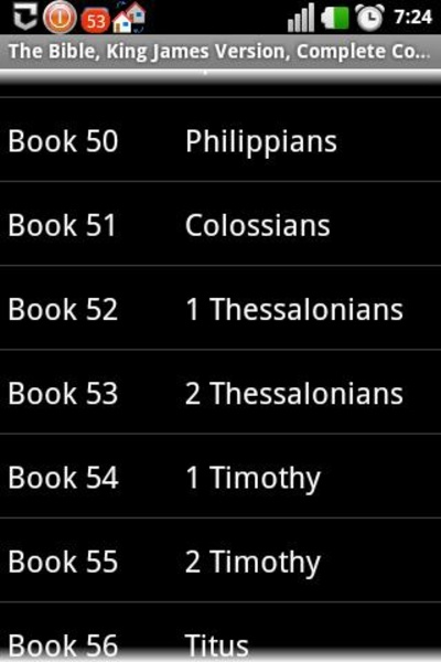 The Bible, King James Version, Complete Contents - Preview 2